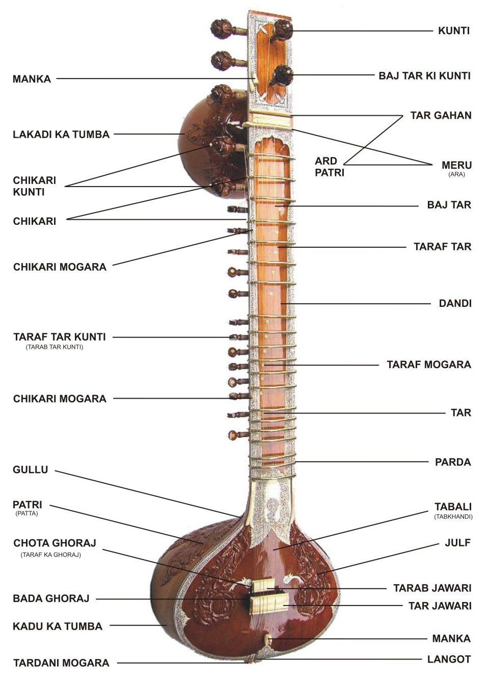 Anatomy of a Sitar