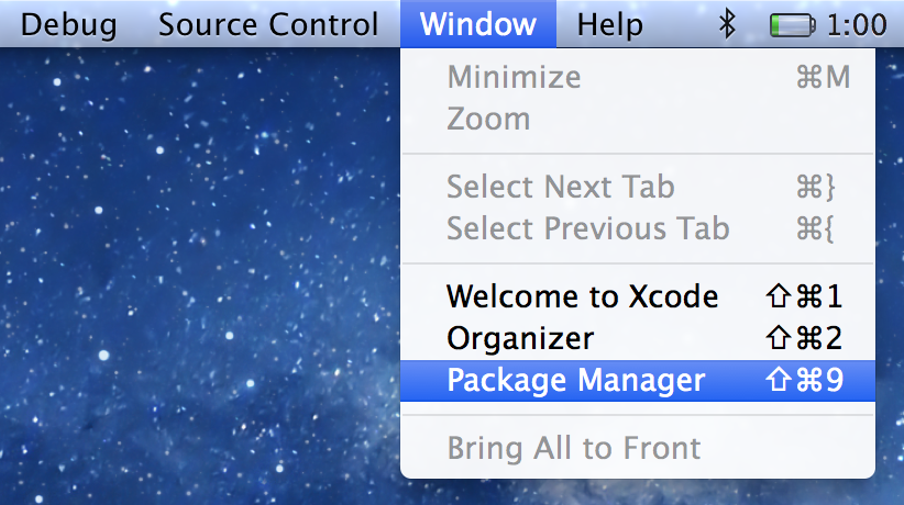 Where to find Alcatraz within xCode