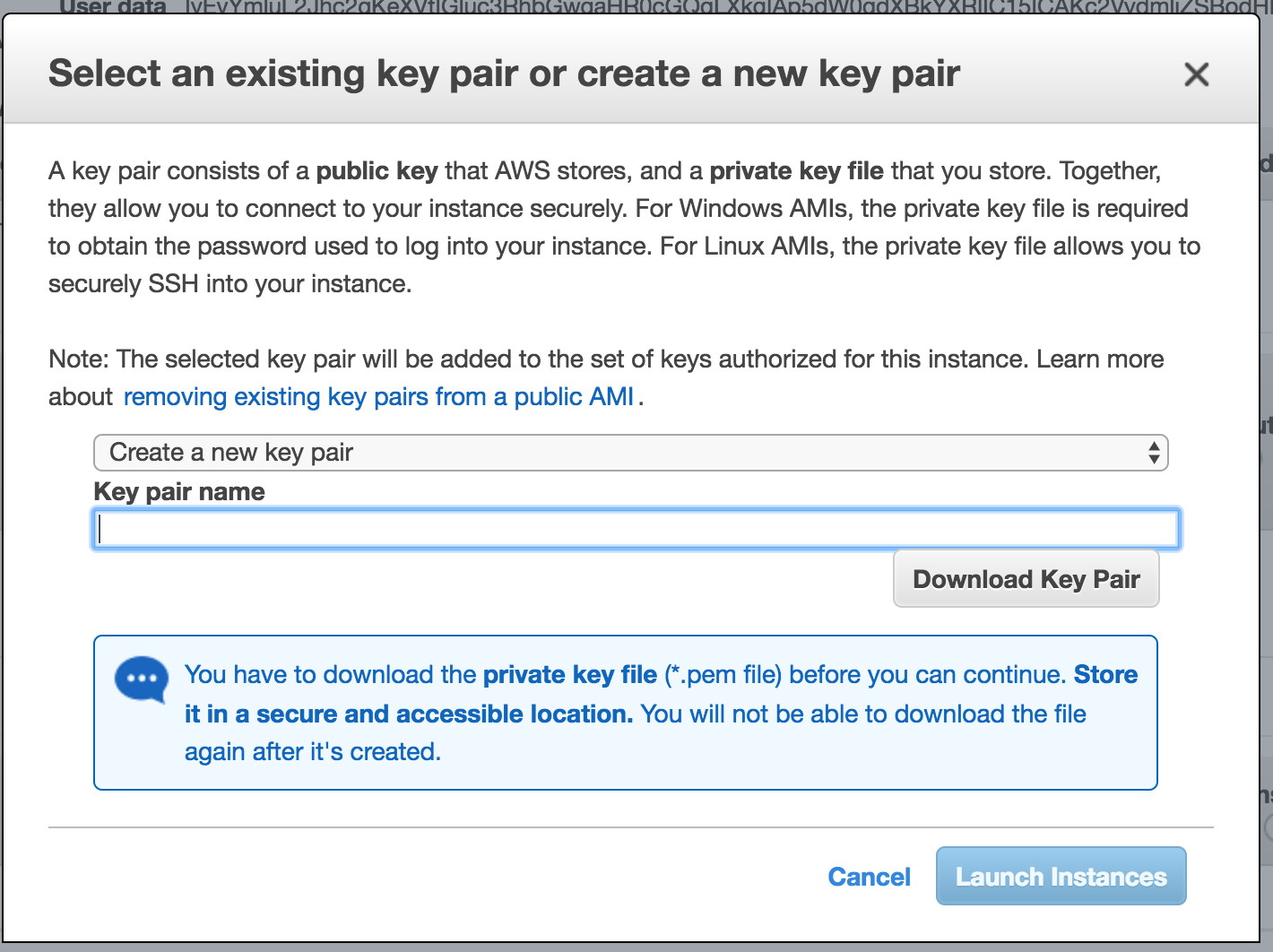 Create a Keypair