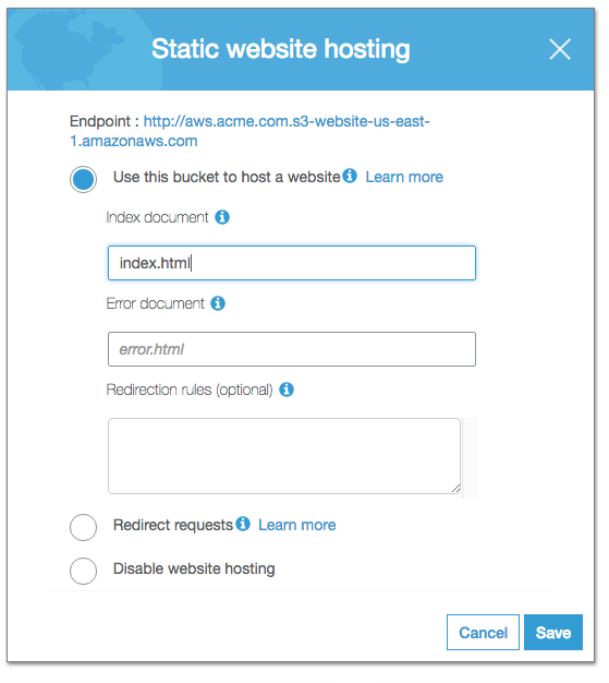 create-static-hosting