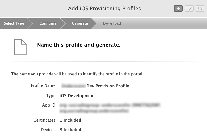 name-provisioning-profile